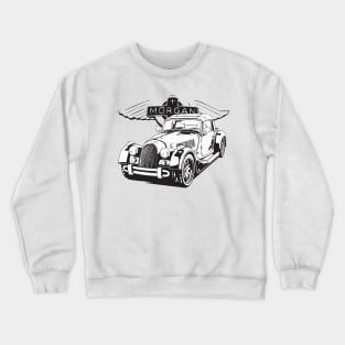Morgan Utomotive Car Tribute  - Car Lover Design - Retro Vintage Crewneck Sweatshirt